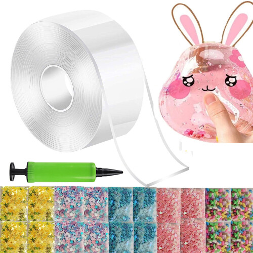 Κιτ Nano Tape Bubble με 2 Ρολά Ταινίας, 20 Ανταλλακτικά, Αντλία & 1