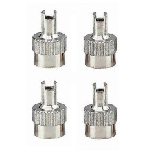 (Silver) Tire compatible with Valve Stem Cap Cover Core Remover Tool Repair Fixing compatible with Truck Trailer