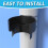 2pcs Swimming Pool Plunger Valve Bracket for Major Brands, Premium ABS, Quick Setup for 6