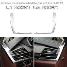 Car Dashboard Trim Air Conditioning Outlet Strip Frame for X5 X6 F15 F16 2013-2019 Left 64229270671