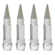 (Silver) Automobile for Head Screw for Valve Cap Auto Tire for Valve Stem Caps Replacement Parts of Automobile Gift for DI