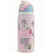 (24oz) Owala Snoopy Water Bottle Exclusive Tumbler 24/32oz Gift In Box Pink L