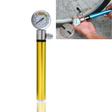 Manuelle Mini-Luftpumpe für Fahrräder, Universal-Luftpumpe für Fahrräder, tragbare Luftpumpe für Outdoor-Aktivitäten (Gelb)