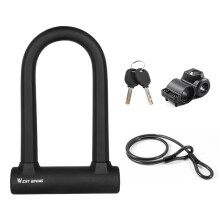 Antivol de vélo West Biking, antivol à câble pour moto, antivol anti-coupure par pression hydraulique, spécifications : antivol en for