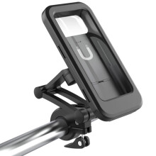 Fietstelefoonhouder, waterdichte tas voor mountainbike (zwart)