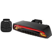 MEILAN X5 Intelligentes ferngesteuertes Fahrrad-Laser-Rücklicht, Fahrrad-Blinker-LED-Warnlicht
