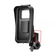Wasserdichte Navigations-Handyhalterung für Motorräder und Fahrräder, Ausführung: Lenkerladefunktion