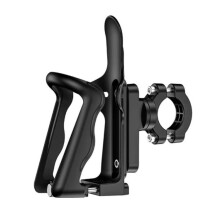 SHJ-1 Fiets/Motorfiets Drinkhouder/Bidfleshouder (Zwart)