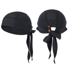Chapeau de pirate d'été en soie glacée West Rider pour hommes et femmes, protection contre le vent et le soleil, taille unique (noir av