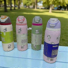 (32oz, White) New Owala Snoopy Water Bottle Exclusive Tumbler 24/32oz Gift In Box-choose Color N