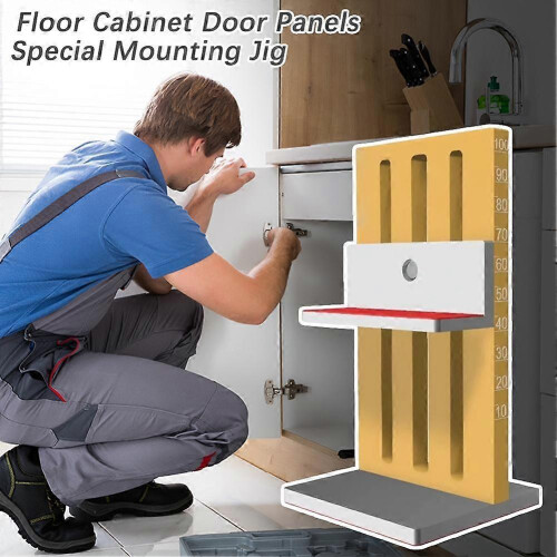 Cabinet Door Mounting Jig Adjustable Concealed Door Hinge Jig Install Tool 2