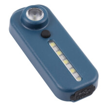 W-014 6 LED-Rücklicht mit USB-C-/Typ-C-Anschluss, wiederaufladbar, rote und blaue Warnleuchte für Fahrräder