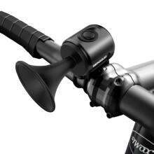 Klaxon électrique compact et portable BG-3502 pour vélos et enfants (noir)