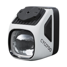 Linterna frontal de bicicleta CYCLAMI CYC1700 con control remoto, de alta potencia para conducción nocturna.