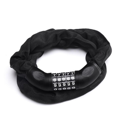 105cm Bicycle Chain Lock 5 Digit Combination Lock(Black)