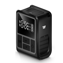 West Rider Mini-Elektroluftpumpe mit Digitalanzeige, voreingestellter Reifendruckfunktion und USB-C-Ladefunktion, geeignet für Fahrräde