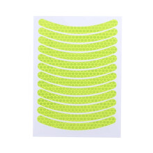 Selling in packs of 10 Jg-phc-12 children's bicycle/balance bike reflective stickers, nighttime warning riding outline stickers (fluore