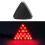 Bicycle / Mountain Bike X Style Triangle Pilot Light LED Tail Light (Black) 1
