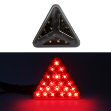 Y-förmiges Dreieck-Navigationslicht für Fahrräder/Mountainbikes mit LED-Rücklicht (Farbe: Schwarz)