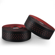 West Rider bicycle PU anti-slip handlebar straps (red)