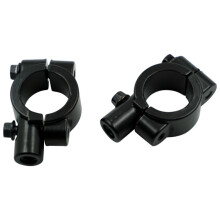 6 stuks accessoires voor motorfietsaanpassingen: stuurspiegelhouder (M8 22mm zwart)
