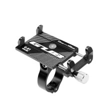 G-81 Fietshouder van aluminiumlegering voor mobiele telefoon en navigatie (zwart)