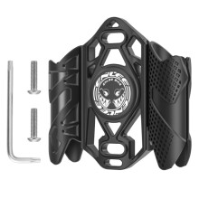For AirTag 2nd Gen / AirTag 1st Gen ENLEE E-F231 Bicycle Tracker Hidden Localizer For Road Bike Multifunctional Anti-Theft Bracket(Blac