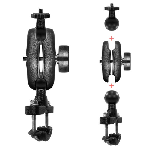 Supporto per videocamera da moto, stile: KZ05 + KL04 + KD02