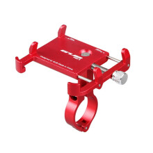 GUB PRO2 Aluminium Fiets Telefoonhouder (Rood)