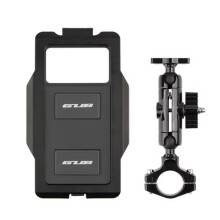 GUB PLUS17 Waterdichte telefoonhouder voor op de fiets, geschikt voor op het stuur (zwart)