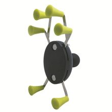 Eagle Claw X-förmiger Handyclip aus Metall mit sechs Krallen für Fahrräder und Motorräder (Grün)