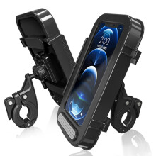 Waterdichte telefoonhouder voor op de fiets of motorfiets, geschikt voor telefoons van 4,7 tot 6,8 inch.