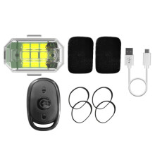 Ferngesteuerte LED-Warnrückleuchte für modifizierte Elektroautos, Spezifikation: 1 Leuchte + 1 Fernbedienung