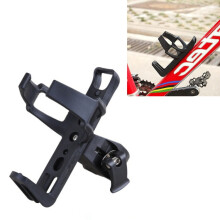 Bidonhouder voor mountainbike, fiets met snelsluiting, vrijhangende bekerhouder voor racefiets, elektrische scooter, motorfiets (zwart)