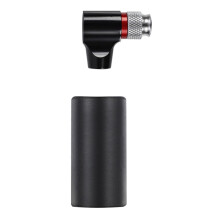 Mini pompe à air portable pour vélo avec dioxyde de carbone (sans marquage, noire)
