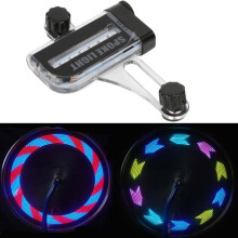 A02 Pyörän kaksipuolinen Hot Wheels -maastopyörän teräslangasta tehty värikäs puolalamppu