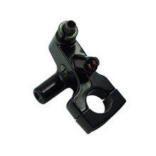 Motorrad-Modifikationszubehör: Reflektierender Halter für Spiegel, Code-Lenkerhalterung für Honda VT600 / VT750 / STEED400 (Schwarz)
