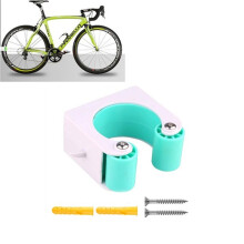 Eenvoudige muurbeugel voor kinder racefietsen en mountainbikes, model: mountainbike (blauw).
