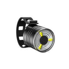 Verkauft im 2er-Set: AS-08 200 Lumen LED-Fahrradrücklichter aus Aluminiumlegierung (weiß)