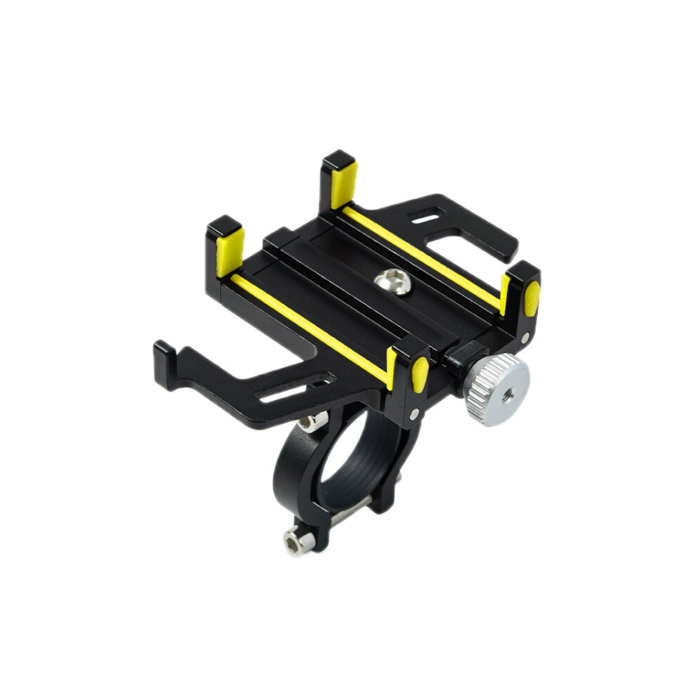 Aluminum Alloy Motorcycle/Bicycle Navigation Phone Holder (Yellow) Yellow 6485316949313