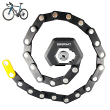 Antivol pliable pour vélo BIKERSAY BK001, antivol et anti-coupure pour VTT, type hamburger