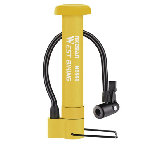 WEST BIKING Mini Bicycle Pump (Yellow)