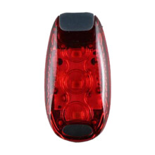 Fahrradrücklicht mit warmem Licht für den Außenbereich, Farbe: 3 LEDs, Rot