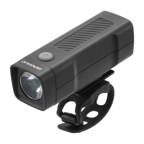 Lampe frontale de vélo BENGGUO rechargeable avec 3 modes d'éclairage (noir)