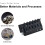 2Set 52,5 mm Gitarr för STRATOCASTER Tremolo Bridge Set för  Strat Squier Elgitarrbyte, Svart 3