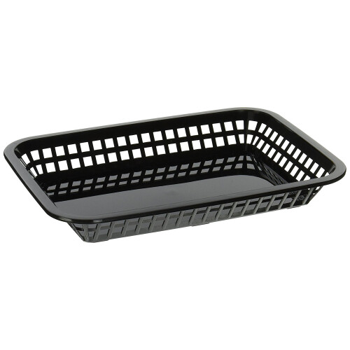 TableCraft Products C1077BK Grande Καλάθι, Μαύρο (Συσκευασία 12 τεμαχίων)