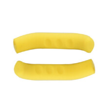 One pair of silicone covers (yellow) for selling bicycles and scooters, including brake covers, kickstand covers, and protective shells