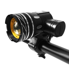 Luz delantera para bicicleta LED 7602 con carga USB, zoom telescópico, Especificaciones: Faro delantero