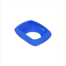 Farbige Schutzhülle aus Silikon für Garmin Edge 500/200 Fahrradcomputer (blau).
