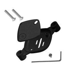 Beschermhoes met verborgen antidiefstalbeugel voor Samsung Galaxy SmartTag fietstracker (zwart)